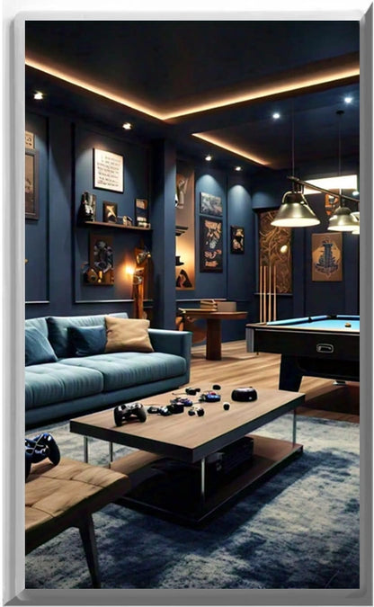 Game Room - Glow Covers Home Decor Night Light Wall Plate - Delight in the Light and See in the Dark