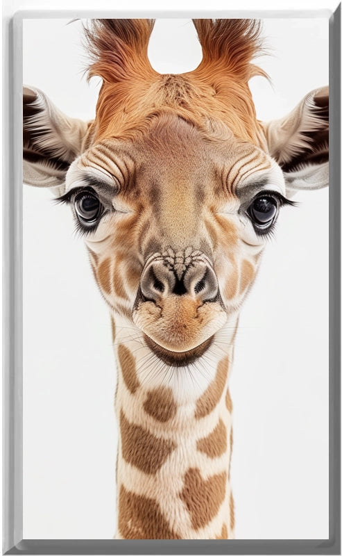 Baby Giraffe - Glow Covers Home Decor Night Light Wall Plate - Delight in the Light and See in the Dark