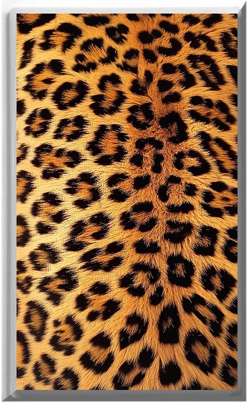 Placa de luz de noche para pared con estampado de leopardo que brilla en la oscuridad para decoración del hogar. Deléitese con la luz y vea en la oscuridad