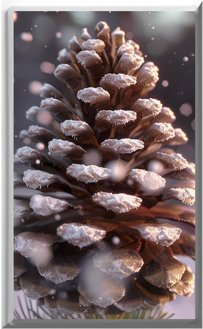 Pinecone Design on a Glow Covers Home Decor Night Light Wall Plate - Delight in the Light and See in the Dark