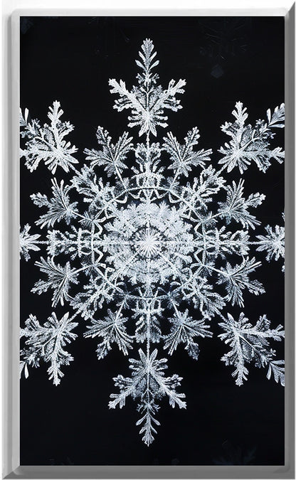 Snowflake - Glow Covers Home Decor Night Light Wall Plate - Delight in the Light and See in the Dark