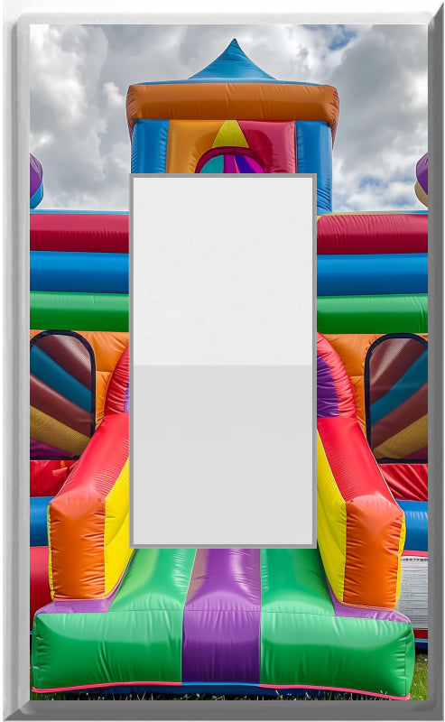 Bounce House - Glow Covers Home Decor Night Light Wall Plate - Delight in the Light and See in the Dark