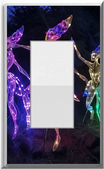 Electric Elves - Glow Covers Home Decor Night Light Wall Plate - Delight in the Light and See in the Dark