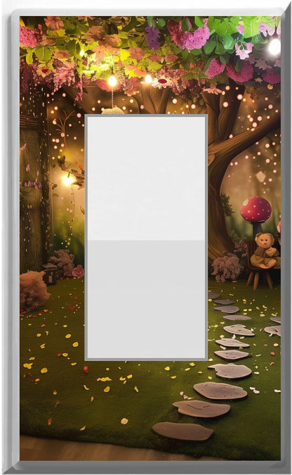 Enchanted Forest - Glow Covers Home Decor Night Light Wall Plate - Delight in the Light and See in the Dark