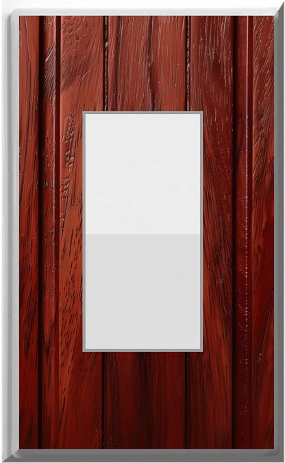 Mahogany - Glow Covers Home Decor Night Light Wall Plate - Delight in the Light and See in the Dark