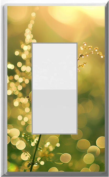 Mellow Yellow Morning - Glow Covers Home Decor Night Light Wall Plate - Delight in the Light and See in the Dark