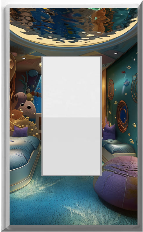 Under the Sea - Glow Covers Home Decor Night Light Wall Plate - Delight in the Light and See in the Dark