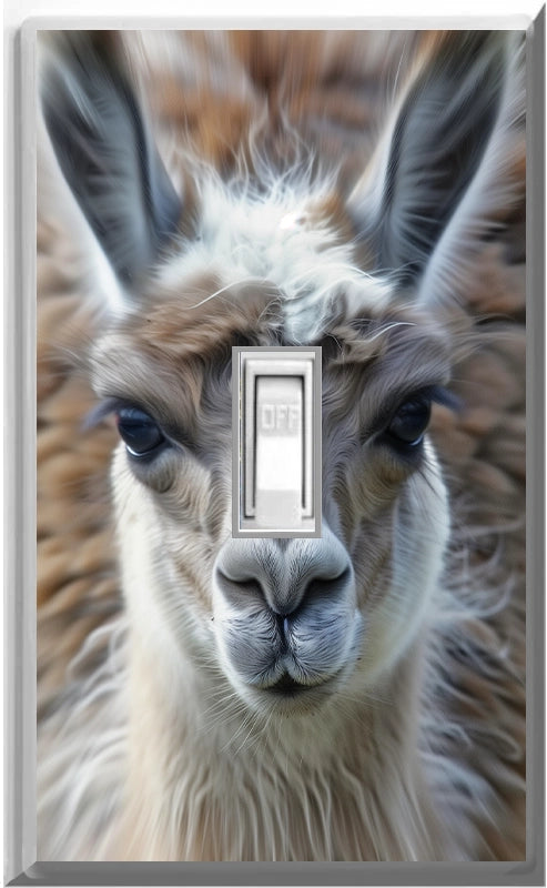 Baby Llama - Glow Covers Home Decor Night Light Wall Plate - Delight in the Light and See in the Dark