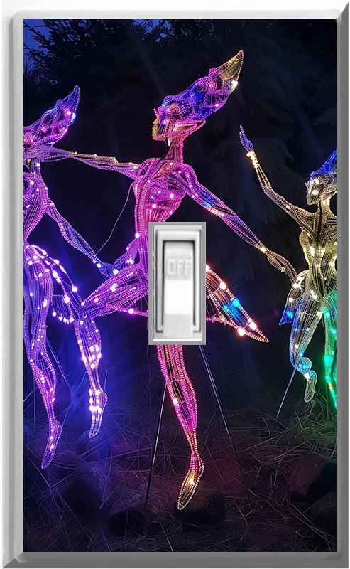 Electric Elves - Glow Covers Home Decor Night Light Wall Plate - Delight in the Light and See in the Dark