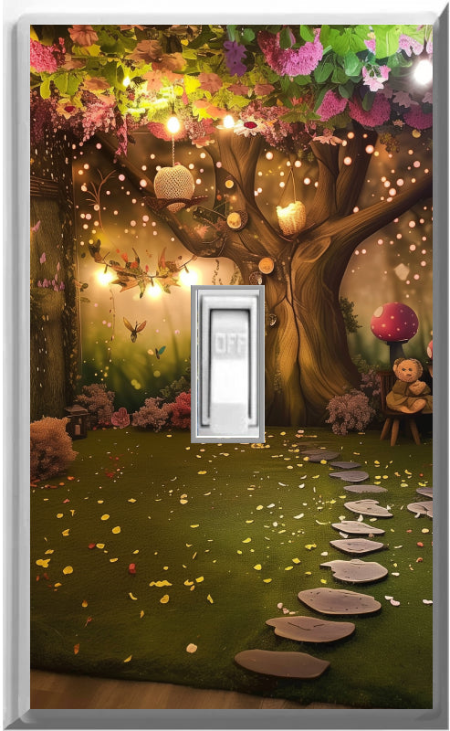 Enchanted Forest - Glow Covers Home Decor Night Light Wall Plate - Delight in the Light and See in the Dark