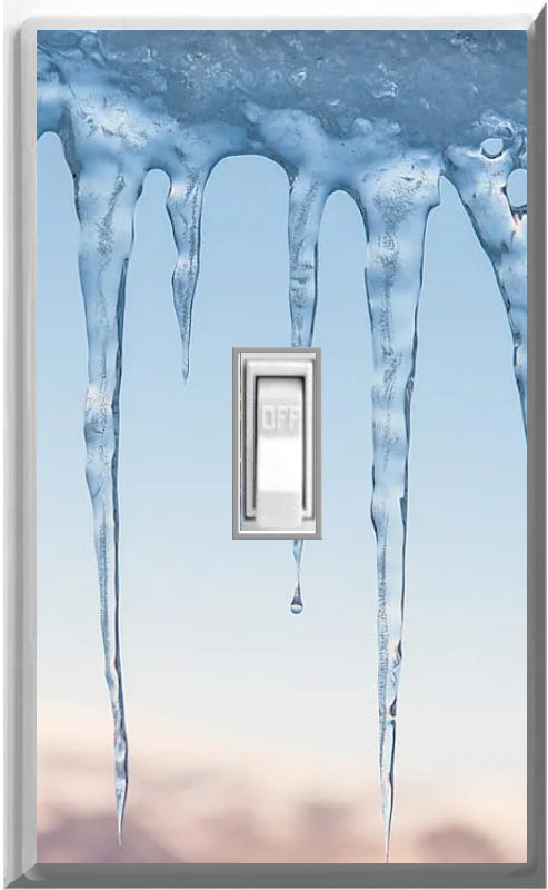 Icicle Glow Covers Home Decor Night Light Wall Plate - Delight in the Light and See in the Dark