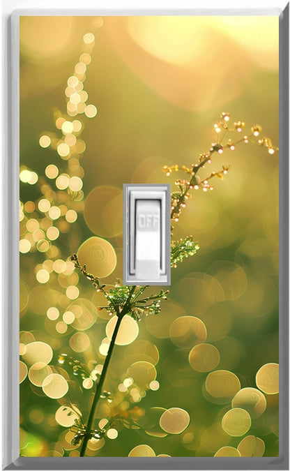 Mellow Yellow Morning - Glow Covers Home Decor Night Light Wall Plate - Delight in the Light and See in the Dark