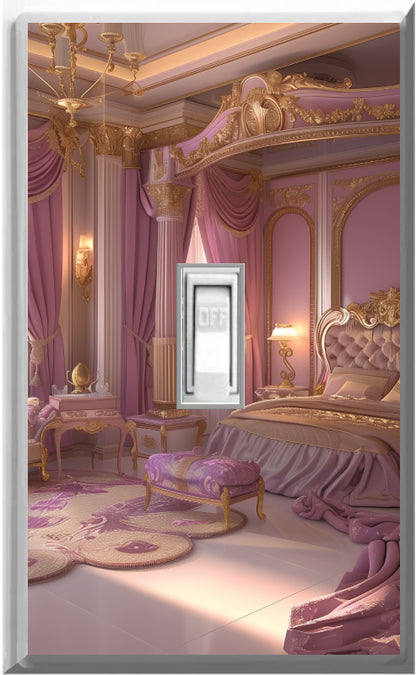 Princess Room Theme Design on a Glow Covers Home Decor Night Light Wall Plate - Delight in the Light and See in the Dark