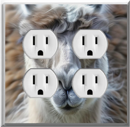 Baby Llama - Glow Covers Home Decor Night Light Wall Plate - Delight in the Light and See in the Dark