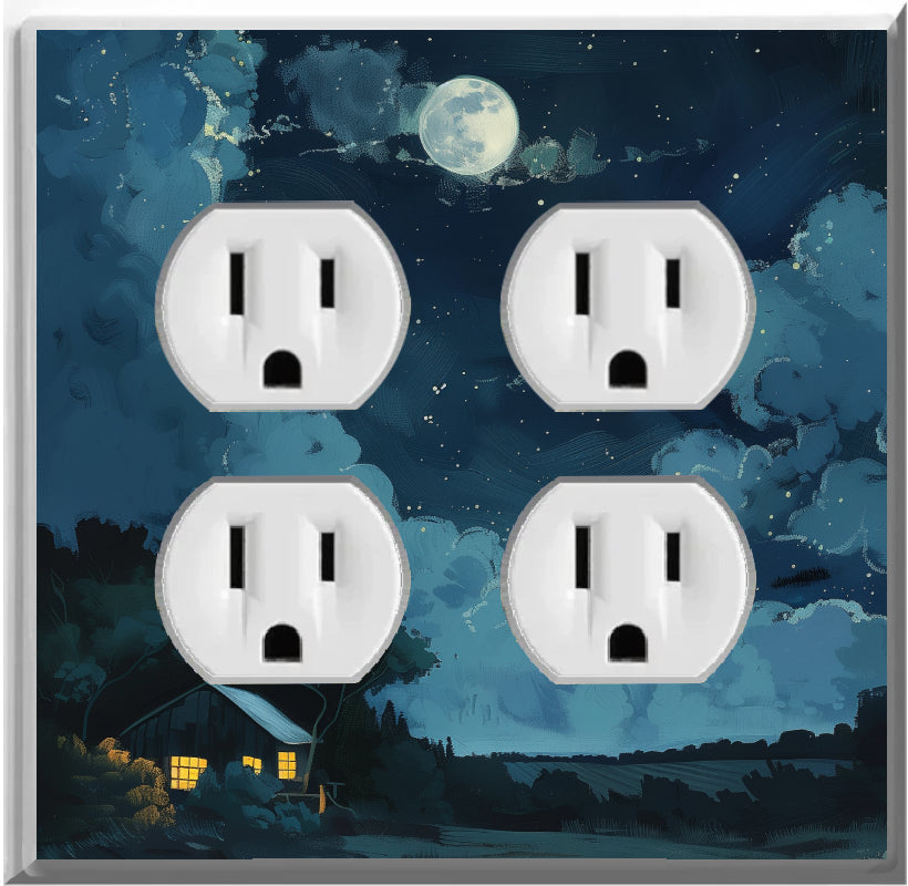 Sleepytime Glow Covers Home Decor Night Light Wall Plate - Delight in the Light and See in the Dark