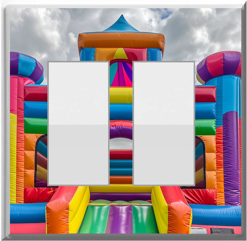 Bounce House - Glow Covers Home Decor Night Light Wall Plate - Delight in the Light and See in the Dark