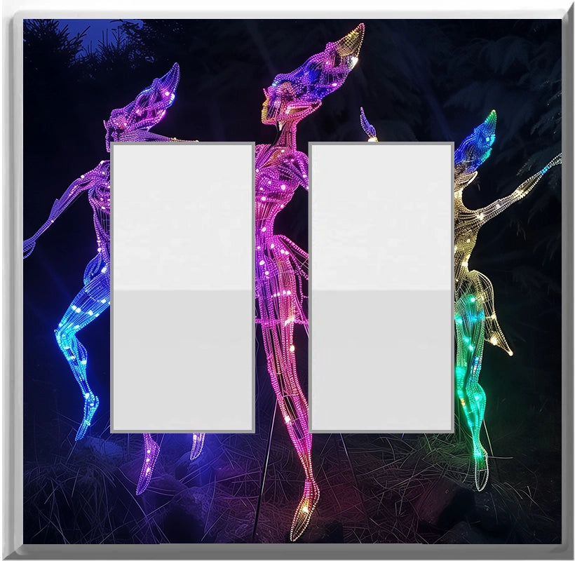 Electric Elves - Glow Covers Home Decor Night Light Wall Plate - Delight in the Light and See in the Dark