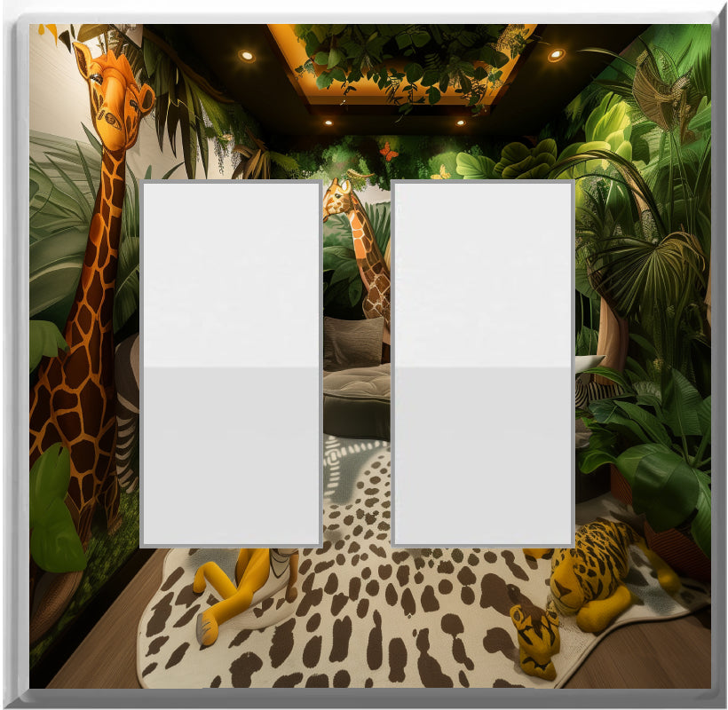 Jungle Room - Glow Covers Home Decor Night Light Wall Plate - Delight in the Light and See in the Dark