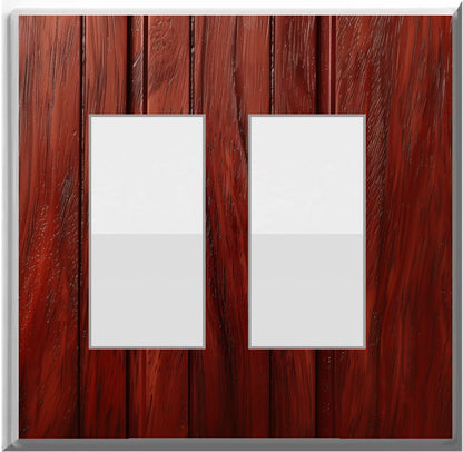 Mahogany - Glow Covers Home Decor Night Light Wall Plate - Delight in the Light and See in the Dark