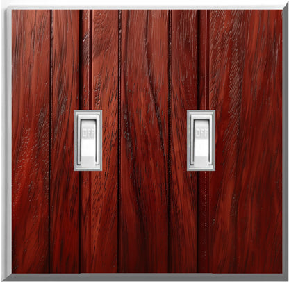 Mahogany - Glow Covers Home Decor Night Light Wall Plate - Delight in the Light and See in the Dark