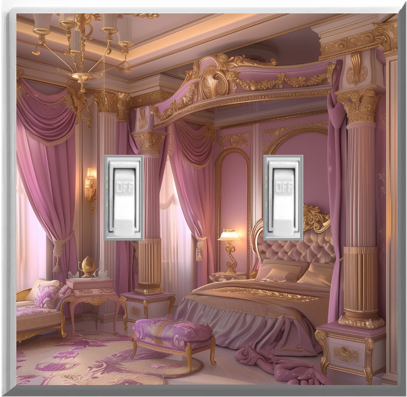 Princess Room Theme Design on a Glow Covers Home Decor Night Light Wall Plate - Delight in the Light and See in the Dark