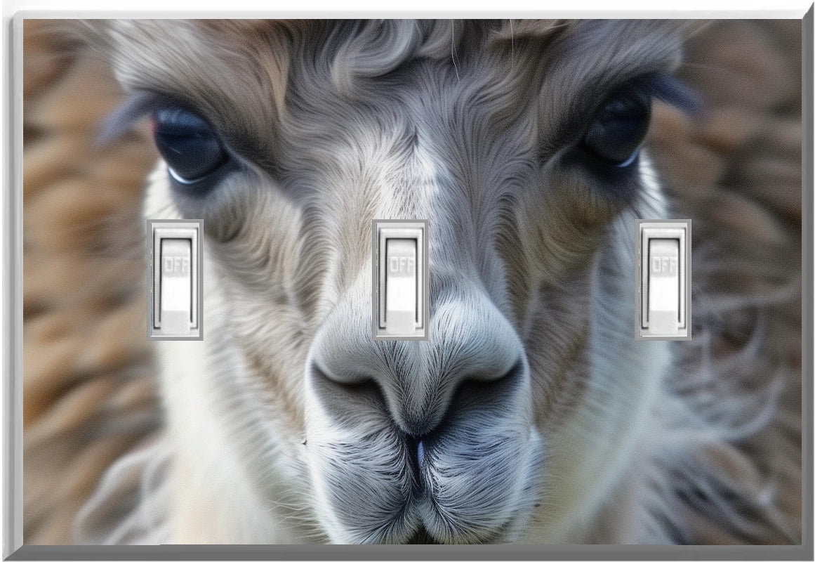 Baby Llama - Glow Covers Home Decor Night Light Wall Plate - Delight in the Light and See in the Dark