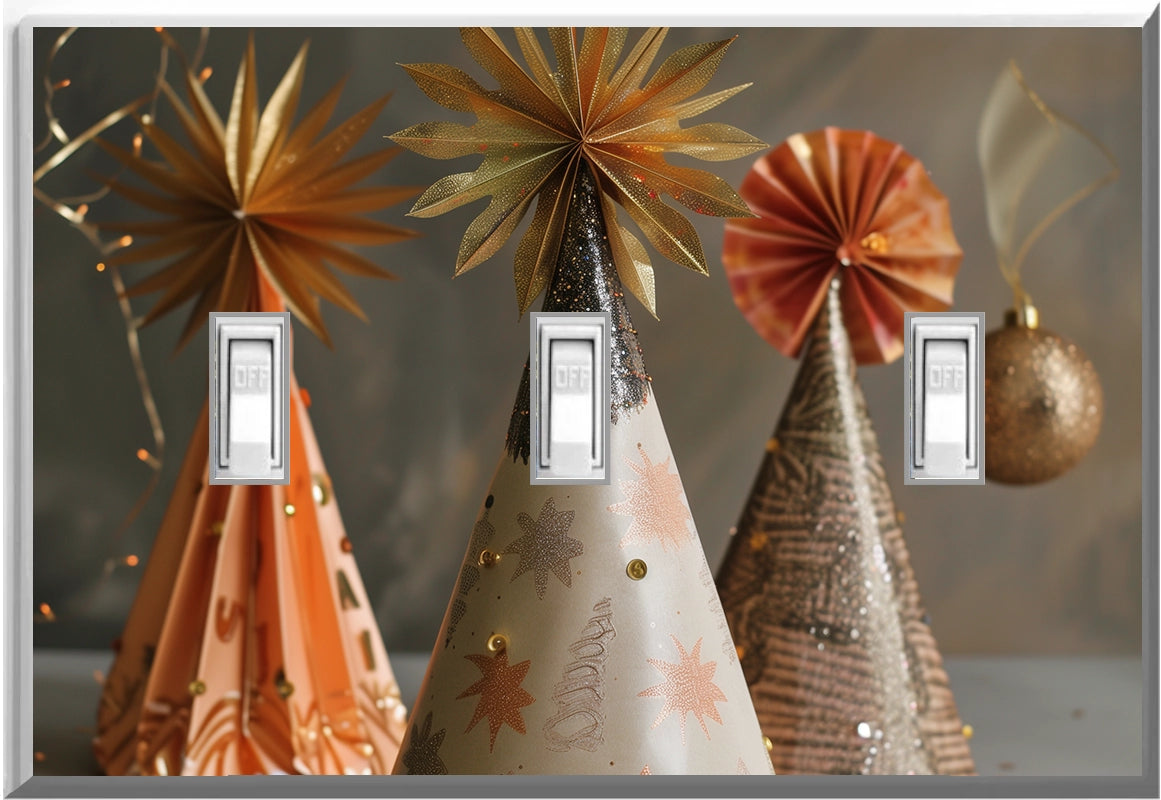 Celebration Party Hats - Glow Covers Home Decor Night Light Wall Plate - Delight in the Light and See in the Dark