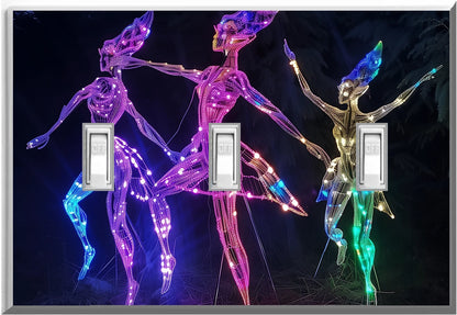 Electric Elves - Glow Covers Home Decor Night Light Wall Plate - Delight in the Light and See in the Dark