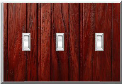 Mahogany - Glow Covers Home Decor Night Light Wall Plate - Delight in the Light and See in the Dark