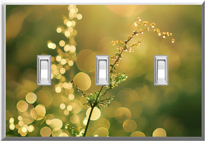 Mellow Yellow Morning - Glow Covers Home Decor Night Light Wall Plate - Delight in the Light and See in the Dark