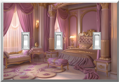 Princess Room Theme Design on a Glow Covers Home Decor Night Light Wall Plate - Delight in the Light and See in the Dark