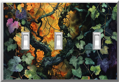 Vines - Plaque murale pour veilleuse décorative pour la maison Glow Covers - Profitez de la lumière et voyez dans le noir