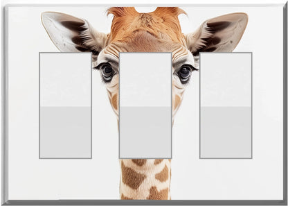 Baby Giraffe - Glow Covers Home Decor Night Light Wall Plate - Delight in the Light and See in the Dark