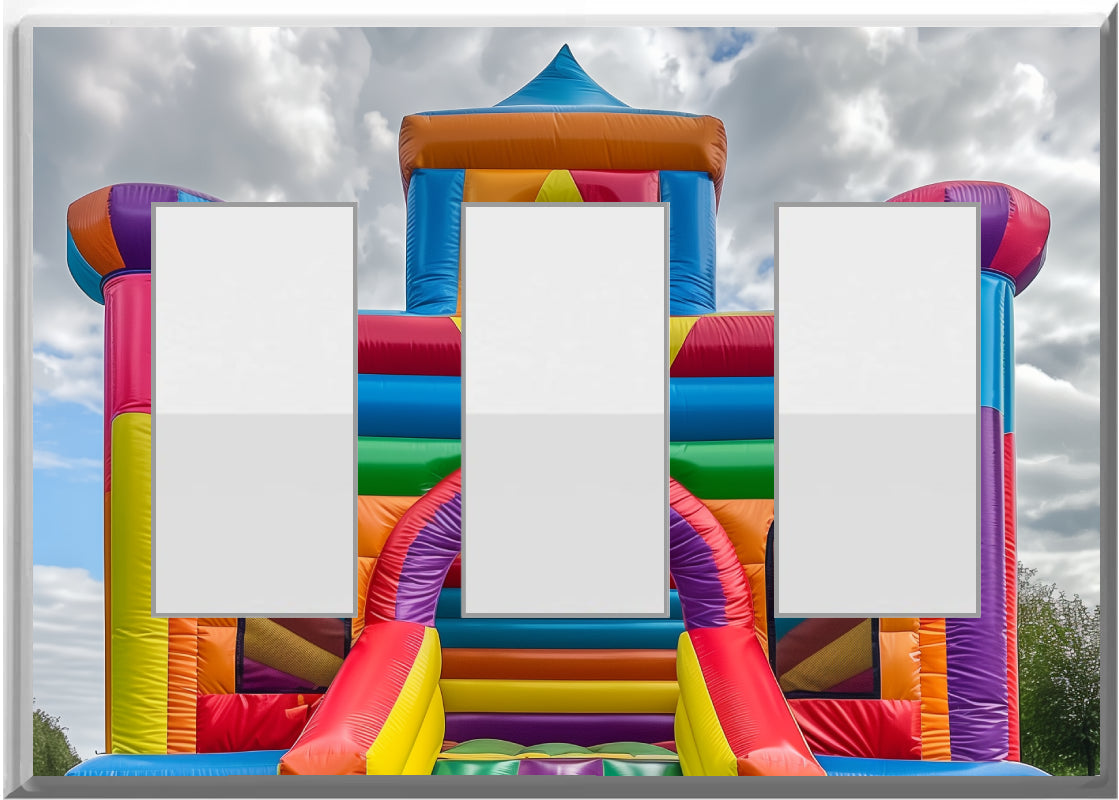 Bounce House - Glow Covers Home Decor Night Light Wall Plate - Delight in the Light and See in the Dark