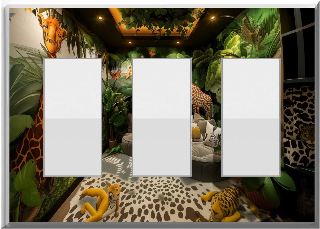 Jungle Room - Glow Covers Home Decor Night Light Wall Plate - Delight in the Light and See in the Dark