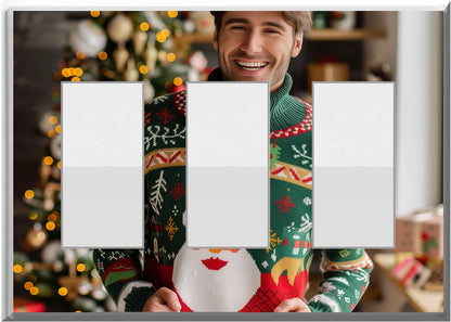 Suéter navideño verde para hombre: placa de pared con luz nocturna para decoración del hogar con cubiertas luminosas: deléitese con la luz y vea en la oscuridad