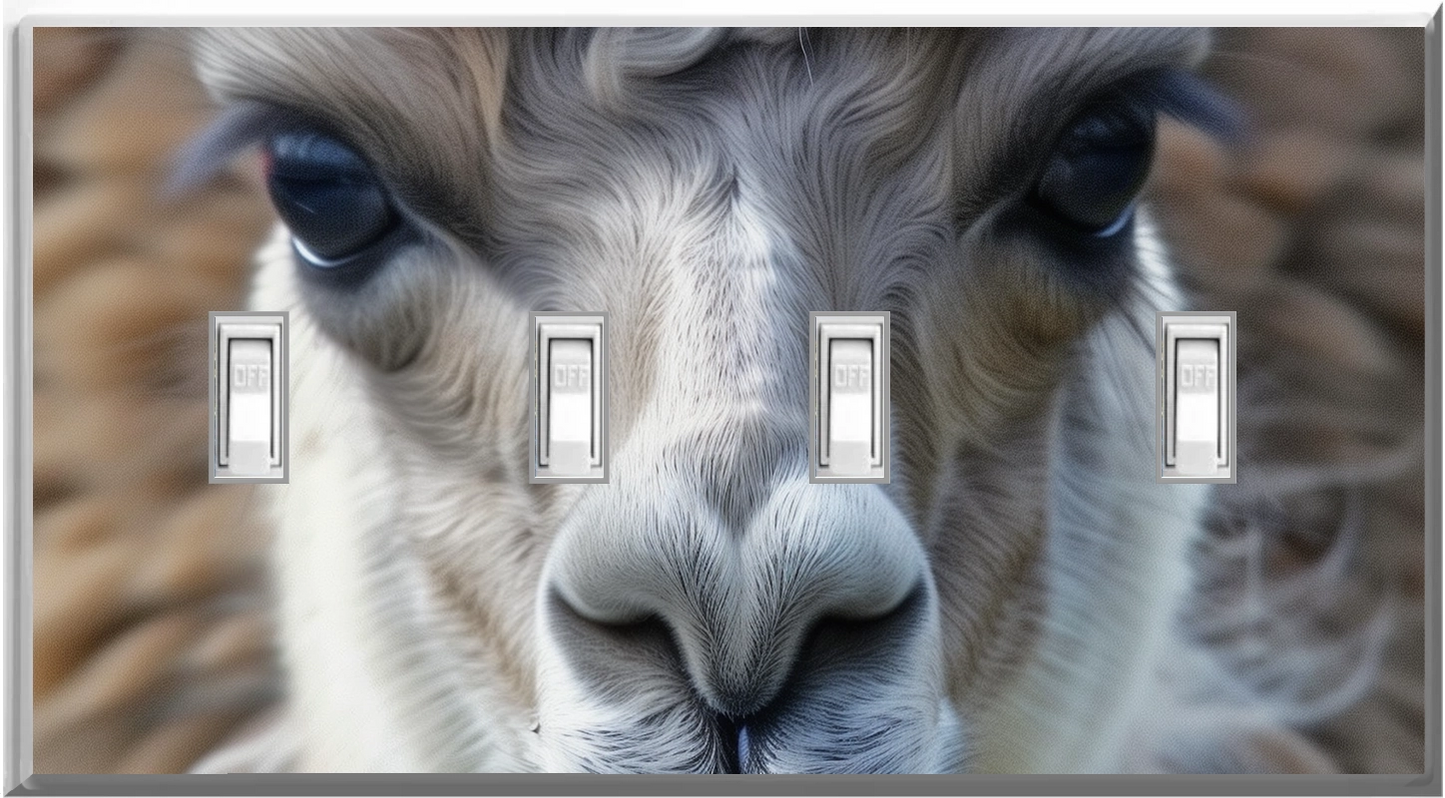 Baby Llama - Glow Covers Home Decor Night Light Wall Plate - Delight in the Light and See in the Dark