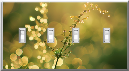 Mellow Yellow Morning - Glow Covers Home Decor Night Light Wall Plate - Delight in the Light and See in the Dark