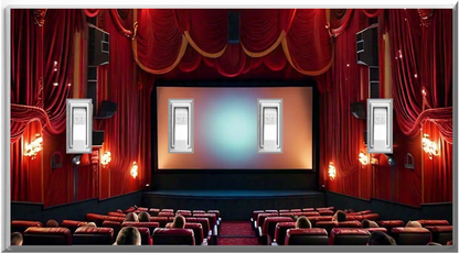 Movie Theater - Glow Covers Home Decor Night Light Wall Plate - Delight in the Light and See in the Dark