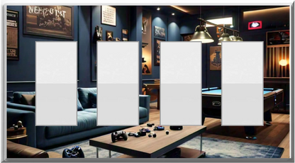 Game Room - Glow Covers Home Decor Night Light Wall Plate - Delight in the Light and See in the Dark