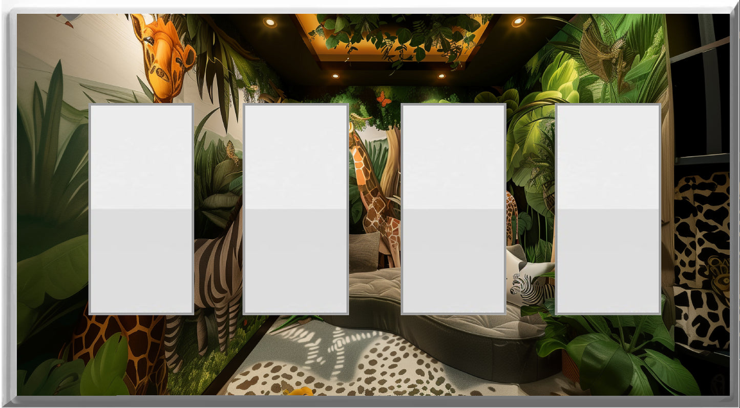 Jungle Room - Glow Covers Home Decor Night Light Wall Plate - Delight in the Light and See in the Dark