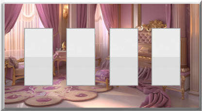 Princess Room Theme Design on a Glow Covers Home Decor Night Light Wall Plate - Delight in the Light and See in the Dark