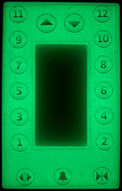 Elevator Button Panel - Glow Covers Home Decor Night Light Wall Plate - Delight in the Light and See in the Dark