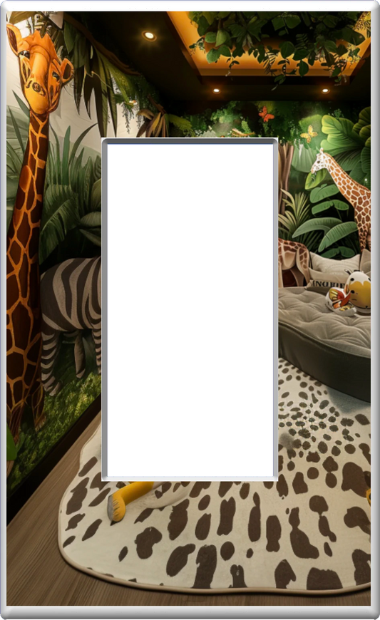 Jungle Room - Glow Covers Home Decor Night Light Wall Plate - Delight in the Light and See in the Dark