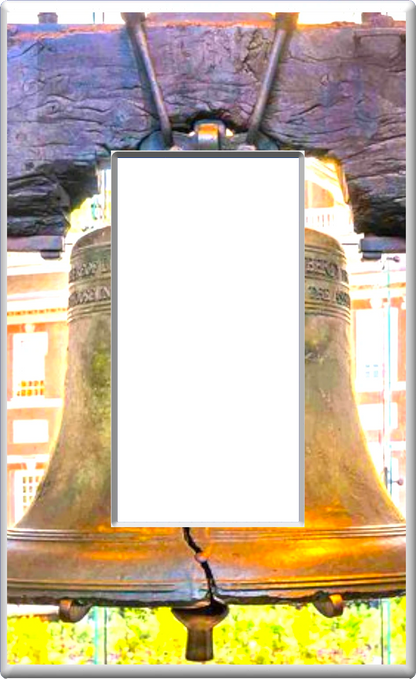 Liberty Bell in Philadelphia - Glow Covers Home Decor Night Light Wall Plate - Delight in the Light and See in the Dark