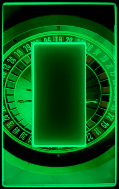 Ruleta - Placa de pared con luz nocturna decorativa para el hogar con cubiertas luminosas - Deléitese con la luz y vea en la oscuridad