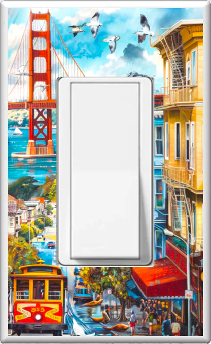 San Francisco Glow Covers Wall Plates