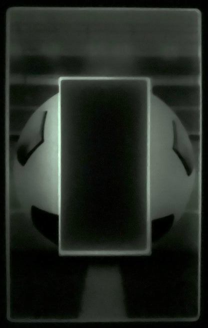 Football - Plaque murale pour veilleuse décorative pour la maison Glow Covers - Profitez de la lumière et voyez dans le noir